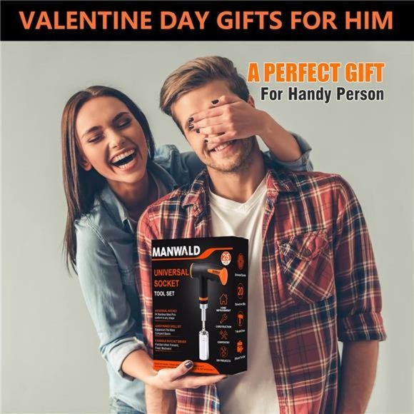 Christmas Gifts for Men StockingStuffers for Men,Ratcheting T-Handle Screwdriver - Picture 3 of 7